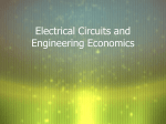 Electrical Circuits and Engineering Economics