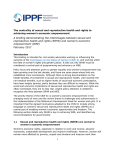 CSW fact sheet on interlinkages between WEE and SRHR