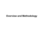 Overview and Methodology