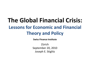 The Global Financial Crisis