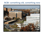 NCBI: what is new? - medicalintelligence.org