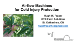 Airflow Machines for Cold Injury Protection