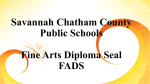 Sccpss fine arts diploma seal