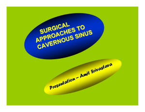 surgical approaches to cavernous sinus