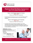 Regional Atrial Fibrillation Symposium
