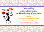 Controlling Drug Resistance in Developing Countries