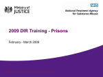 DIR training for prisons 2009