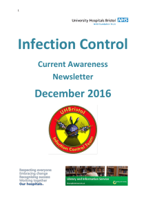 Infection Control - University Hospitals Bristol NHS Foundation Trust