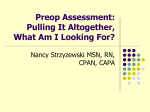 Pre op Assessment - Iowa Society of PeriAnesthesia Nurses