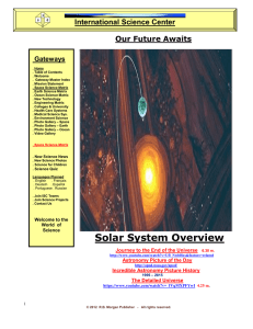 Solar System PDF - International Science Center