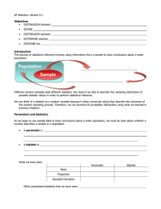 AP Statistics - IISME Community Site