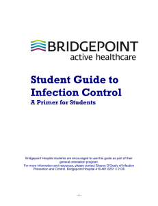 Infection Control - Bridgepoint Health