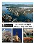 GARROD SYMPOSIUM May 21