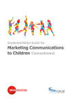 Marketing Communications to Children Commitment