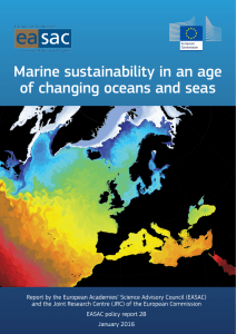 Report - Marine sustainability in an age of changing oceans and seas