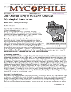 2017 Annual Foray of the North American Mycological Association