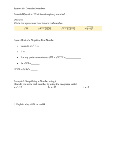 Section 4.8 Notes - Verona Public Schools