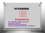 vitamins - Annammal College of Nursing