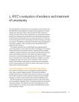 3. IPCC`s evaluation of evidence and treatment of uncertainty