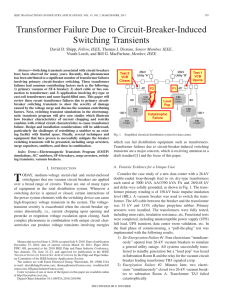 Transformer Failure Due to Circuit-Breaker