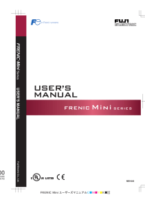 user`s manual - Fuji Electric Europe