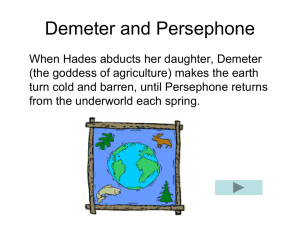 Demeter and Persephone