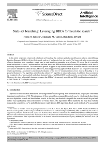 State-set branching: Leveraging BDDs for heuristic search