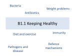 B1.1 Keeping Healthy - Durrington High School