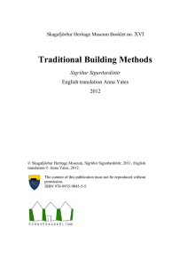 Traditional Building Methods