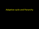 Adaptive cycle and Panarchy