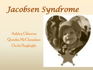 Jacobsen Disease
