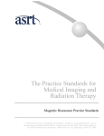 Magnetic Resonance Practice Standards