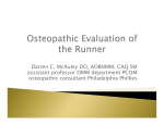 OMM for the Young Runner  - American Osteopathic Academy