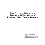 The Physical Chemistry, Theory and Technique of