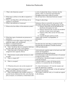 Endocrine Flashcards