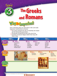 Chapter 7: The Ancient Greeks