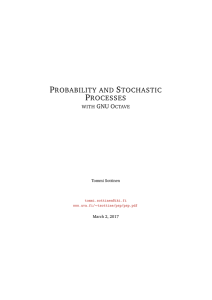 probability and stochastic processes