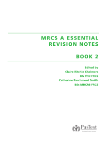 mrcs a essential revision notes book 2