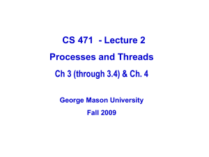 Module 4: Processes - GMU Computer Science