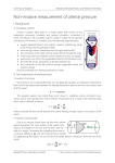 Non-invasive measurement of arterial pressure