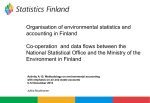 Organisation of Environmental Accounting in Finland