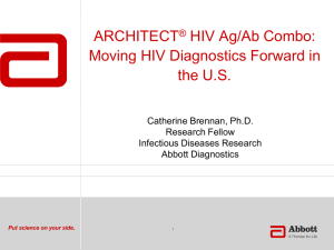 ARCHITECT® HIV Ag/Ab Combo
