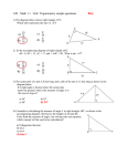 AW Math 11 Unit: Trigonometry sample questions