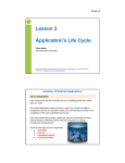 Lesson 3 Application`s Life Cycle