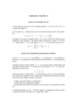 EXERCISES: CHAPTER 12 Section 12.1 (Partitions of a set) 1