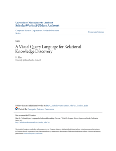 A Visual Query Language for Relational Knowledge Discovery