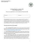 Institutional Biosafety Committee (IBC) Protocol Registration Form