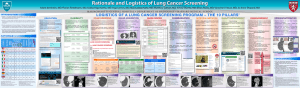 Rationale and Logistics of Lung Cancer Screening