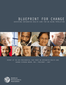 Blueprint for Change - American Psychological Association