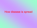 How disease is spread - Teachnet UK-home